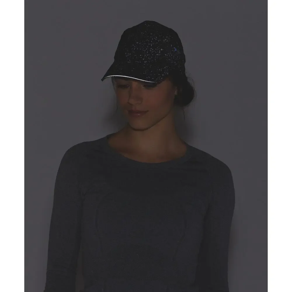 Lululemon Race To Place Run Hat 2.0 Black White Splatter EUC Adjustable - Picture 12 of 15